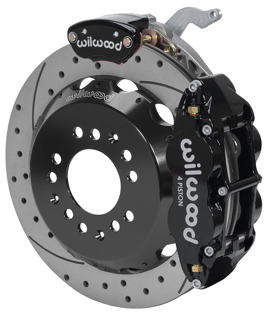 88-96 CORVETTE C4 KIT,REAR W/MPB,12.90" DRILLED ROTORS,BLACK CALIPERS