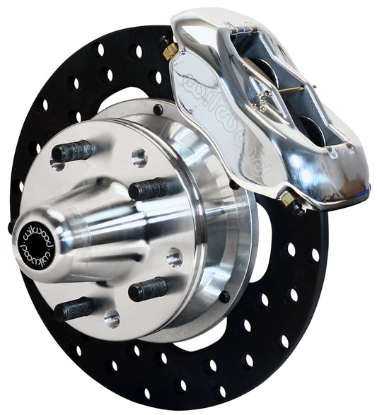 37-48 FORD DRAG KIT,FRONT,DRILLED,POLISH