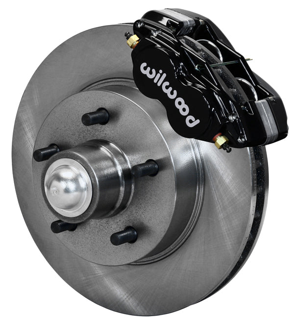 57-60 CADILLAC KIT,FRONT,1.29" X 11.88" ROTORS,BLACK CALIPERS