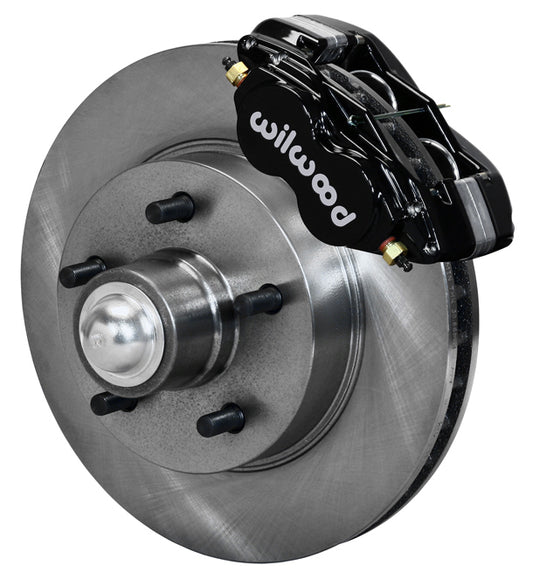 57-60 CADILLAC KIT,FRONT,1.29" X 11.88" ROTORS,BLACK CALIPERS
