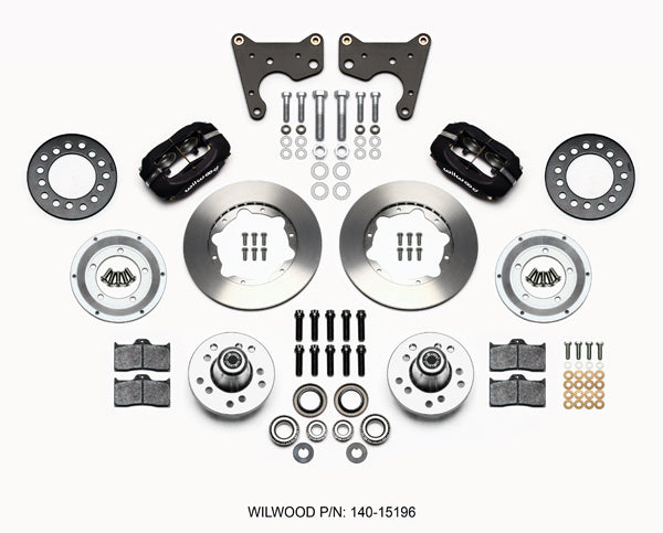 65-72 CDP C-BODY W/DRUMS FULL DISC BRAKE KIT,11" ROTORS,BLACK CALIPERS