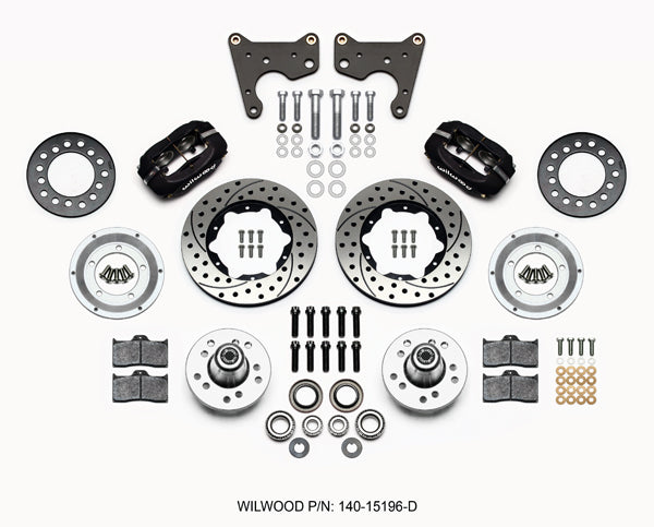 65-72 CDP C BODY,DODGE,PLYMOUTH,11" DRILLED ROTORS,BLACK