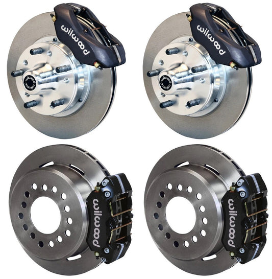 65-72 CDP C-BODY W/DRUMS FULL DISC BRAKE KIT,11" ROTORS,BLACK CALIPERS