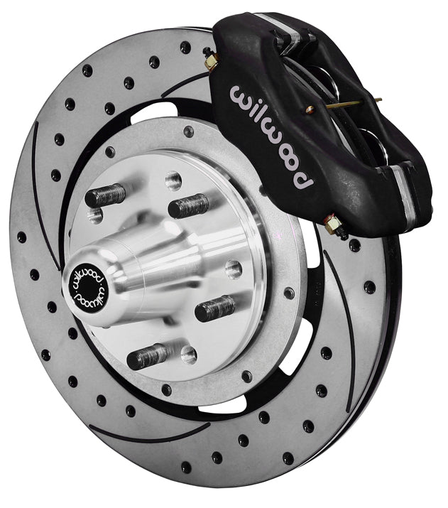 65-72 CDP C BODY,DODGE,PLYMOUTH,12" DRILLED ROTORS,BLACK CALIPERS