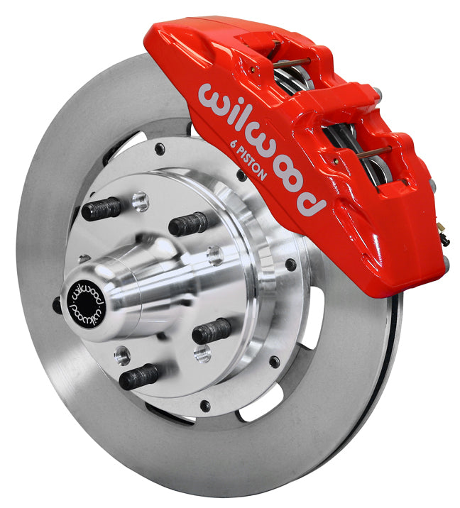65-72 CDP C BODY,DODGE,PLYMOUTH,12" ROTORS,6 PISTON RED CALIPERS