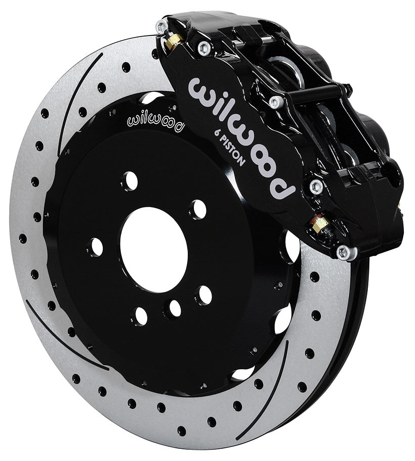 MINI-COOPER KIT,2014-2017,FRONT,FSL6,13" DRILLED,BLACK