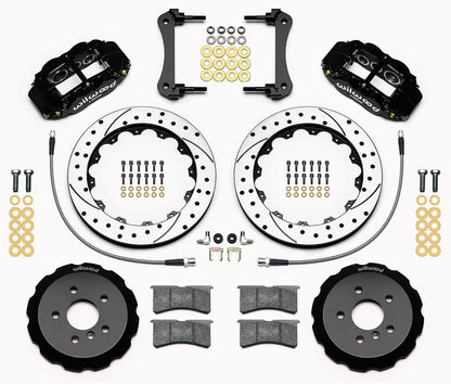 MINI-COOPER KIT,2014-2017,FRONT,FSL6,13" DRILLED,BLACK