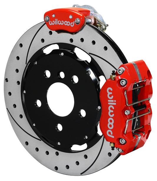 MINI-COOPER KIT,2014-2017,REAR,DR,MC4,12" DRILLED,RED