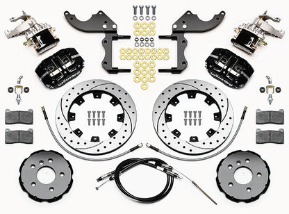 MINI-COOPER KIT,2014-2017,REAR,DR,MC4,12" DRILLED,BLACK