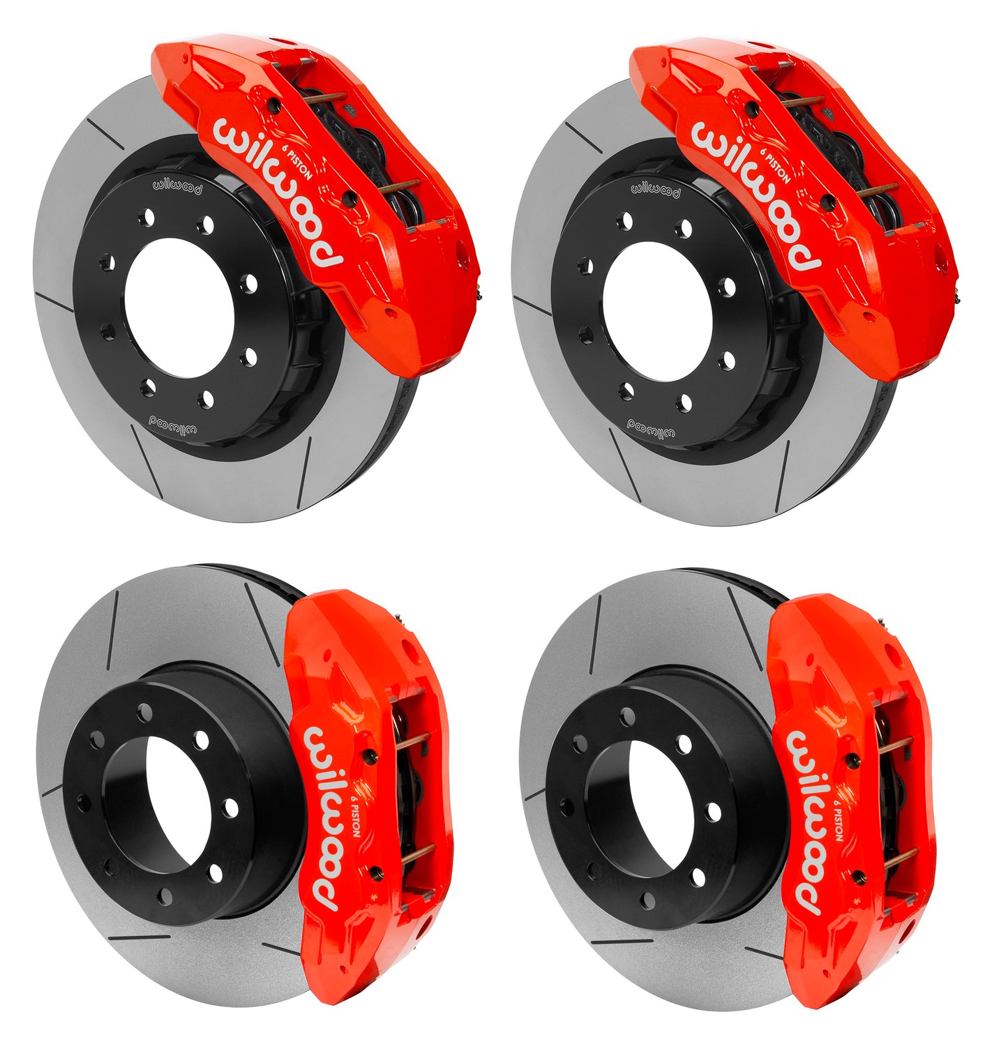 19-23 RAM 2500,3500 FULL DISC BRAKE KIT,TX6R 6 PISTON,16" ROTORS,RED CALIPERS