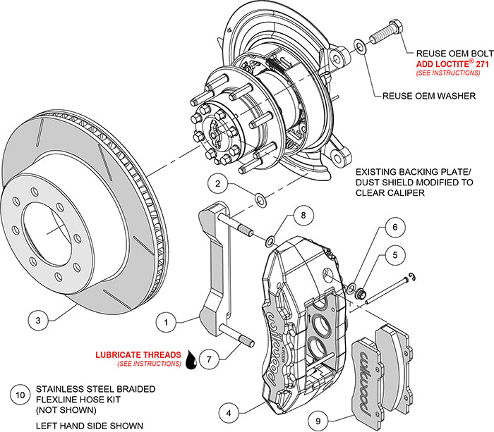 2014-2018 DODGE RAM 2500,3500,REAR,TX6R 6 PISTON,16" ROTORS,BLACK CALIPERS