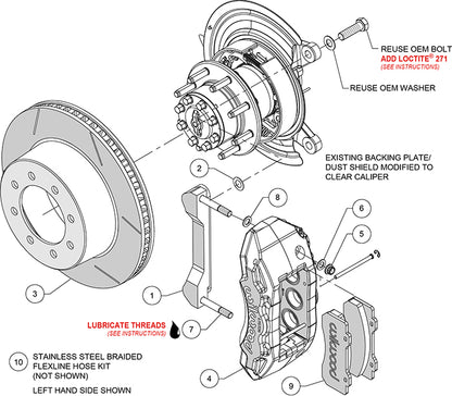 2014-2018 DODGE RAM 2500,3500,REAR,TX6R 6 PISTON,16" ROTORS,BLACK CALIPERS