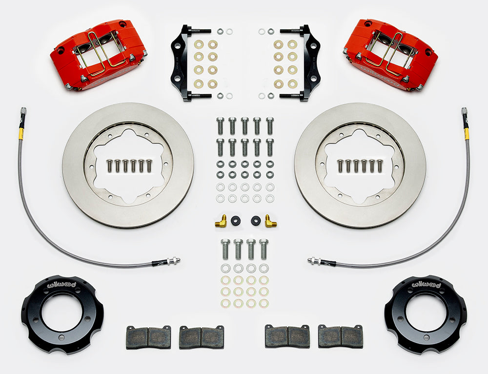 61-68 JAGUAR KIT,FRONT,11",RED,W/LINES
