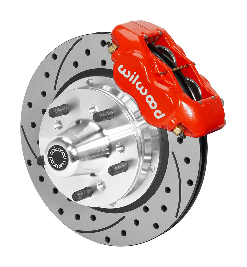 65-72 CDP A BODY,W/DISC SPINDLES,11" DRILLED ROTORS,RED CALIPERS