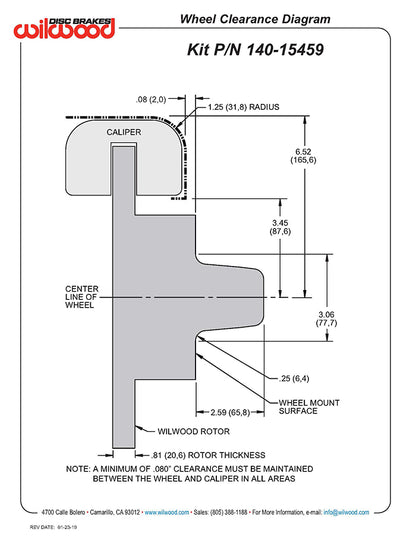 65-72 CDP A BODY,W/DISC SPINDLES,11" ROTORS,RED CALIPERS