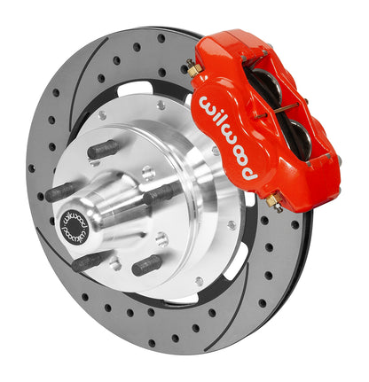 65-72 CDP A BODY,W/DISC SPINDLES,12" DRILLED ROTORS,RED CALIPERS