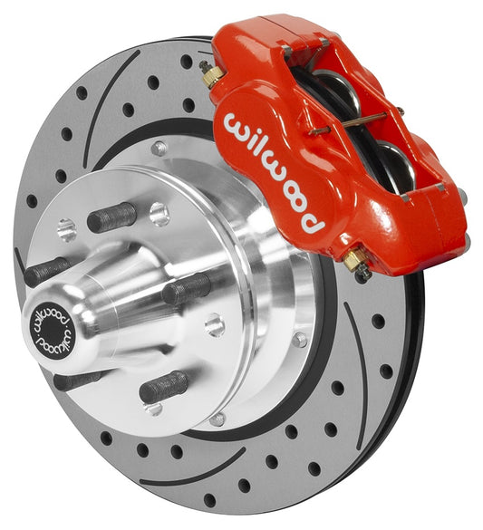 73-83 CDP A,B,E,F,J-BODY,W/DISC SPINDLES,11" DRILLED,RED