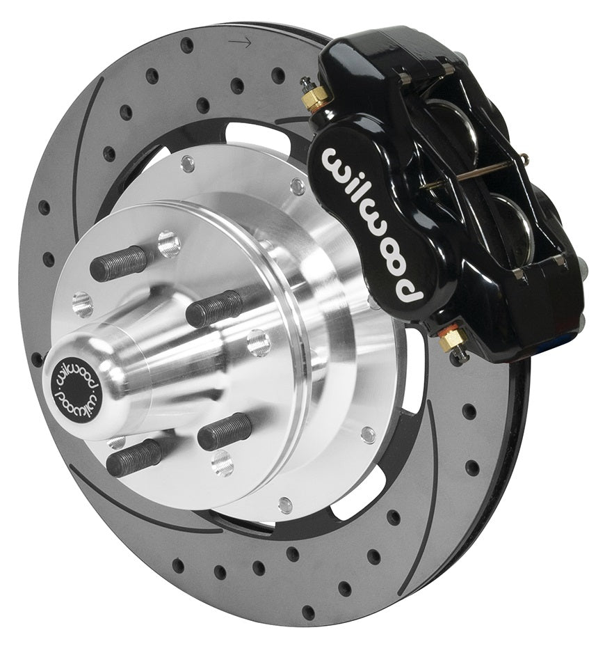 73-83 CDP A,B,E,F,J-BODY,W/DISC SPINDLES,12" DRILLED ROTORS,BLACK CALIPERS