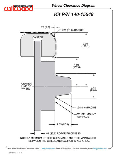 CPP TRI-5 KIT,2" DROP,FRONT,FDLI,12.19",R