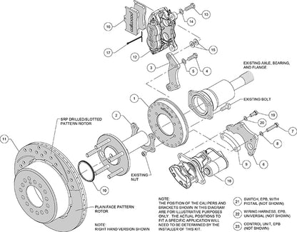 BIG FORD NEW KIT,2.50",EPB,12",RED