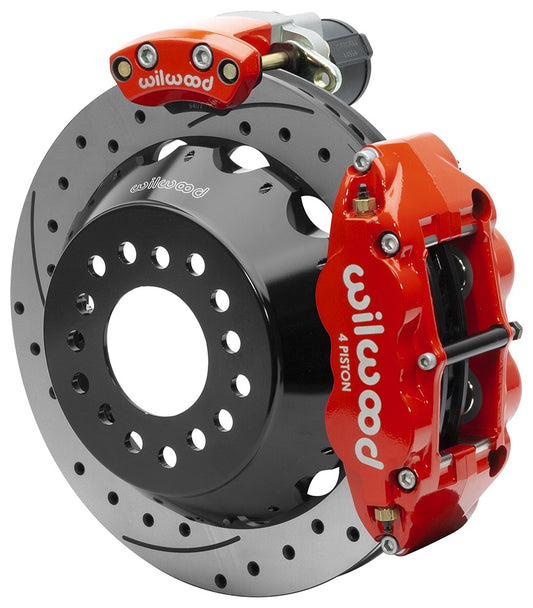 BIG FORD NEW KIT,2.50",EPB,13" DRILLED ROTORS,RED