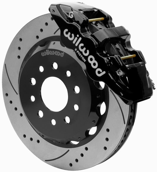 18-25 JEEP JL,FRONT,AERO 6,14",BLACK,DRILLED