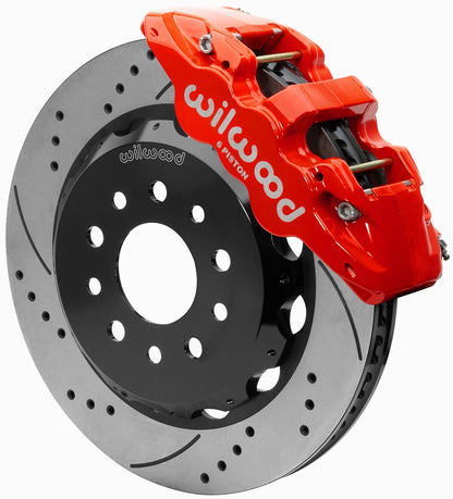 18-25 JEEP JL,FRONT,AERO 6,14",RED,DRILLED