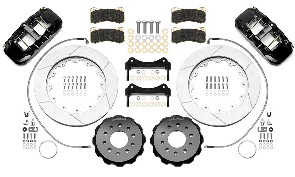 18-21 WRANGLER JL FULL DISC BRAKE KIT,14" ROTORS,BLACK CALIPERS