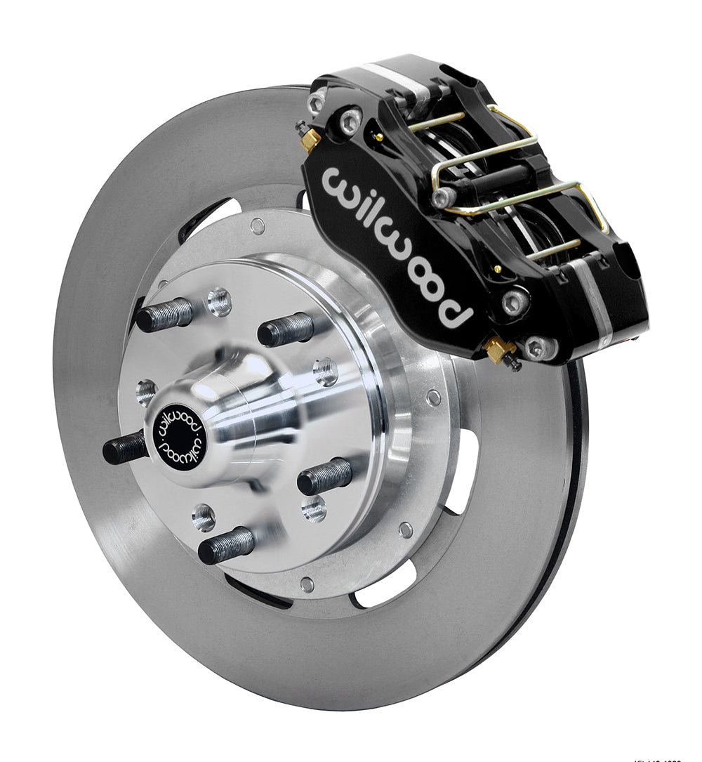 64-74 GM FRONT DISC BRAKE KIT FOR WILWOOD PRO SPINDLES,11.75" ROTORS,BLACK