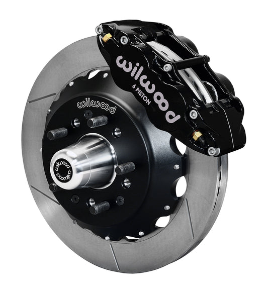 64-74 GM FRONT DISC BRAKE KIT FOR WILWOOD PRO SPINDLES,13" ROTORS,BLACK