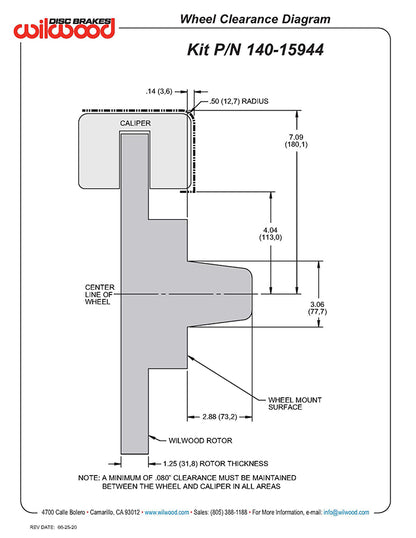 63-87 CHEVY C10 FRONT DISC BRAKE KIT FOR WIL IRON SPINDLES,6-LUG,12" DRILLED,BLK