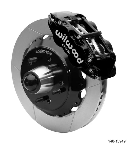 88-99 CHEVY C1500 FRONT DISC BRAKE KIT FOR WILWOOD DROP SPINDLES,13" ROTORS,BLK
