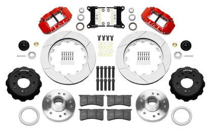 COILOVER SYSTEM,WILWOOD 14" BRAKES,RED,88-98 C1500 TRUCK