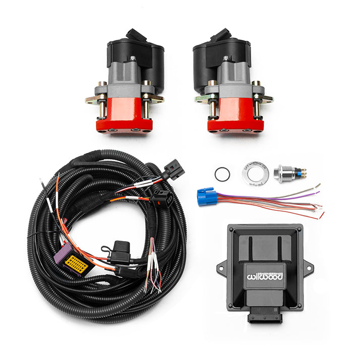 ELECTRIC PARKING BRAKE CALIPER ADD-ON KIT FOR 0.81" ROTORS,RED CALIPERS