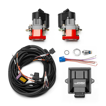 ELECTRIC PARKING BRAKE CALIPER ADD-ON KIT FOR 0.81" ROTORS,RED CALIPERS