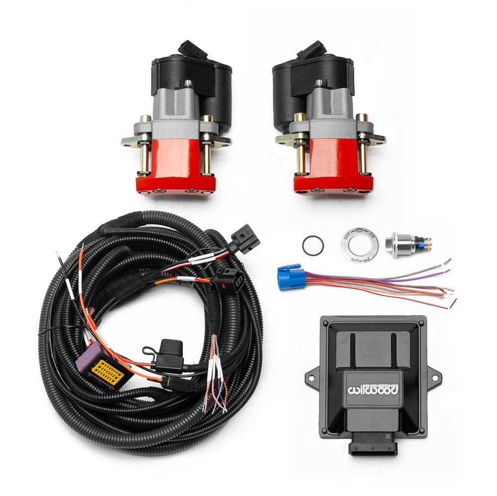 ELECTRIC PARKING BRAKE CALIPER ADD-ON KIT FOR 1.10" ROTORS,RED CALIPERS
