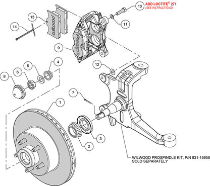 73-77 A,70-81 F,75-79 X,2GEN PROSPINDLE,FRONT,FDL-M,11",R