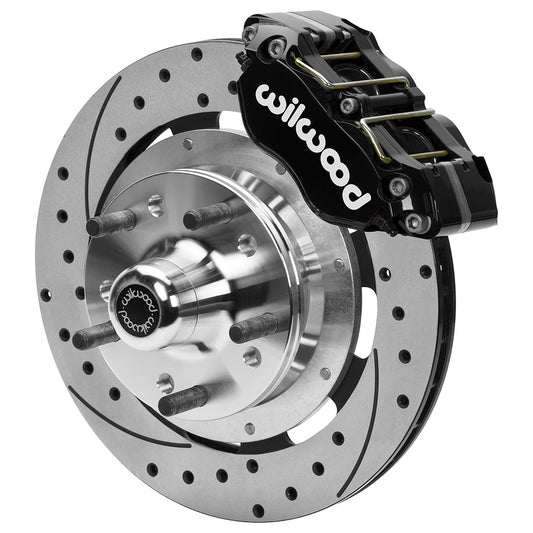 73-77 A,70-81 F,75-79 X,2GEN PROSPINDLE,FRONT,NDPR,11.75" DRILLED ROTORS,BLACK