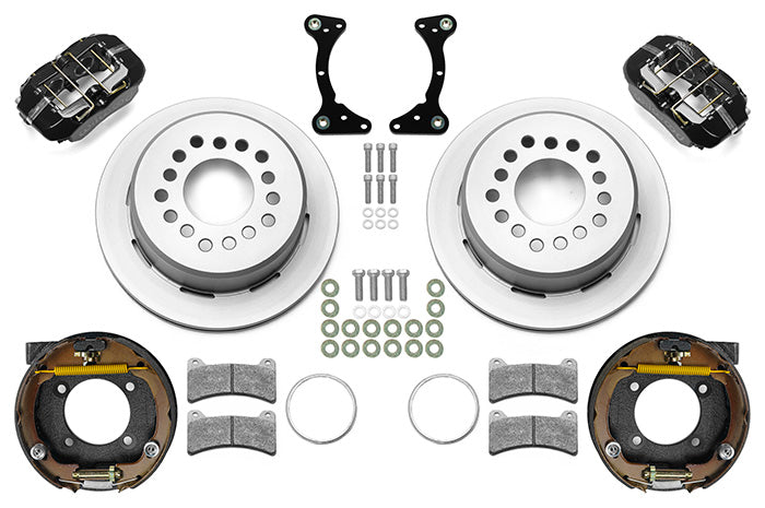 EXPLORER 8.8,REAR,DISC/DRUM,INTEGRAL,FDLI,11" ROTORS,BLACK CALIPERS