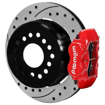 EXPLORER 8.8,REAR,DISC/DRUM,INTEGRAL,FDLI,12.19" DRILLED ROTORS,RED