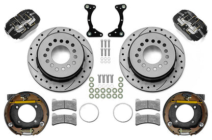 S10 7-5/8 KIT,REAR,DISC/DRUM,INTEGRAL,FDPLP,11" DRILLED ROTORS,BLACK CALIPERS