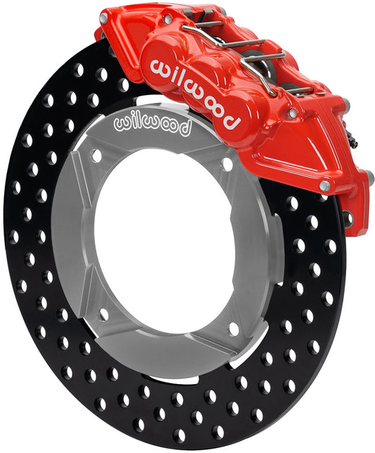 17-21 CAN-AM,X3RS,UTV,FRONT BRAKE KIT,11.25" DRILLED ROTORS,RED CALIPERS