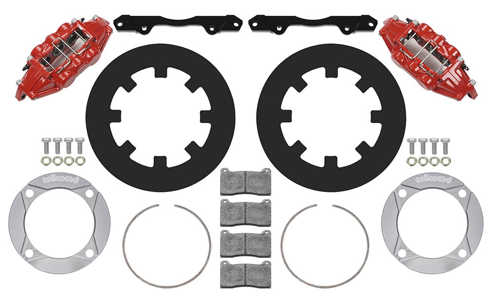 17-21 CAN-AM,X3RS,UTV,FRONT BRAKE KIT,11.25" ROTORS,RED CALIPERS