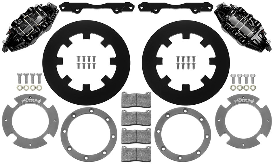 17-21 CAN-AM,X3RS,UTV,FRONT BRAKE KIT,11.25" ROTORS,BLACK CALIPERS