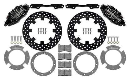 17-21 CAN-AM,X3RS,UTV,REAR BRAKE KIT,11.25" DRILLED ROTORS,BLACK CALIPERS