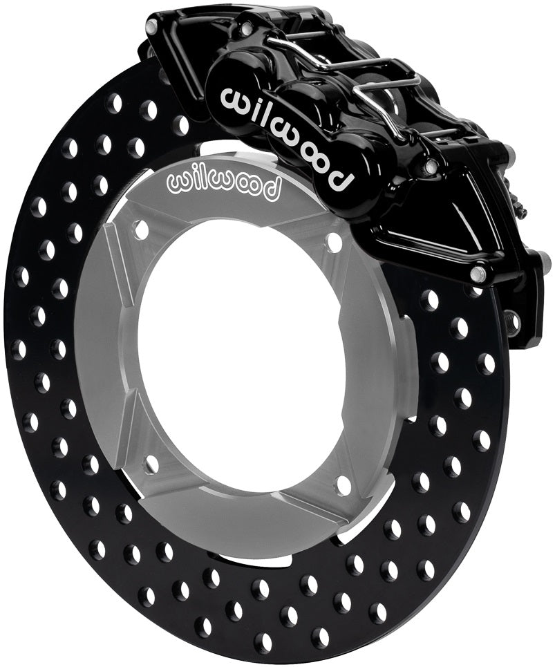 14-23 POLARIS RZR-XP1000,UTV,FRONT BRAKE KIT,11.25" DRILLED ROTOR,BLACK CALIPERS