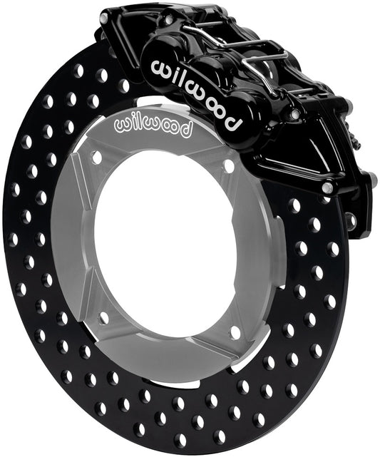 14-23 POLARIS RZR-XP1000,UTV,FRONT BRAKE KIT,11.25" DRILLED ROTOR,BLACK CALIPERS