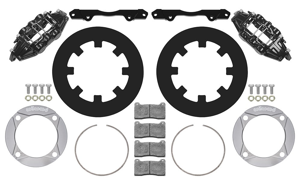 14-23 POLARIS RZR-XP1000,UTV,FRONT BRAKE KIT,11.25" ROTORS,BLACK CALIPERS