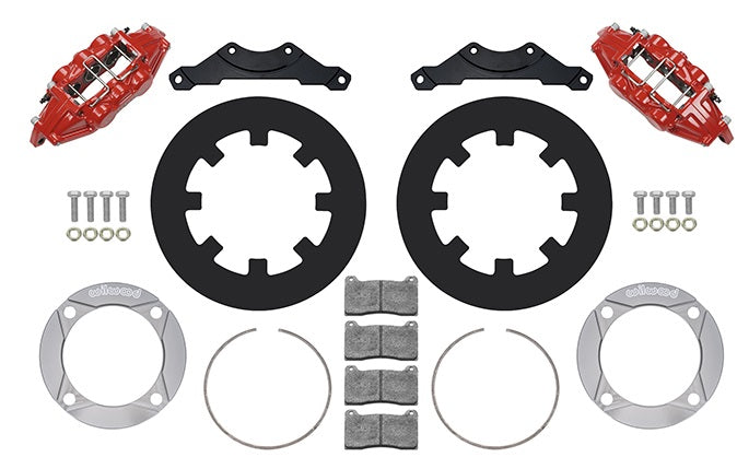 14-23 POLARIS RZR-XP1000,UTV,REAR BRAKE KIT,11.25" ROTORS,RED CALIPERS