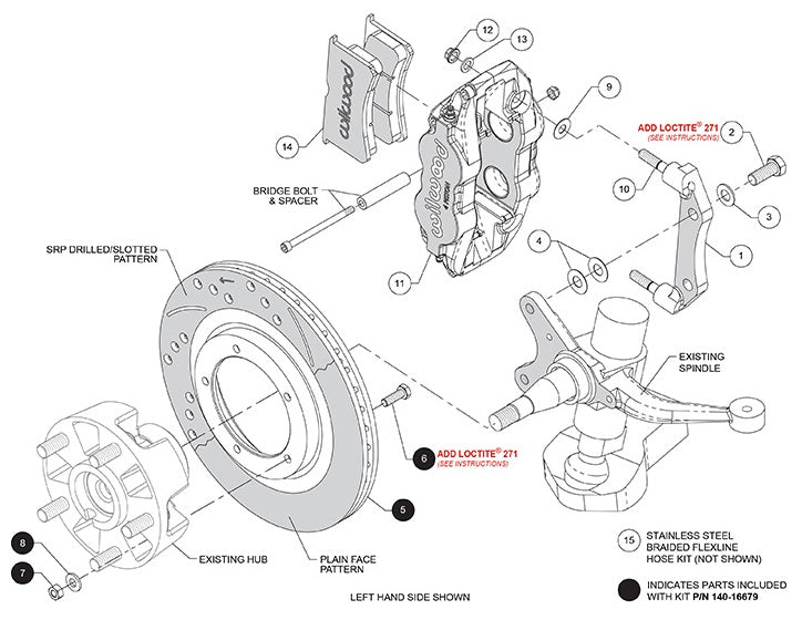 69-83 PORSCHE 911 DYNAPRO CALIPER SET,REAR,WITH LINES,YELLOW